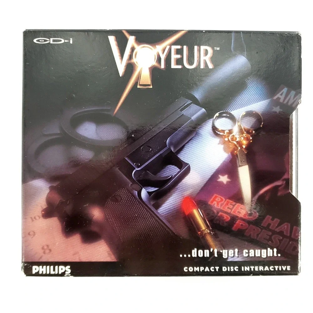 Voyeur (Philips CD-i, 1993) Complete w/ Slip Cover Tested & Works